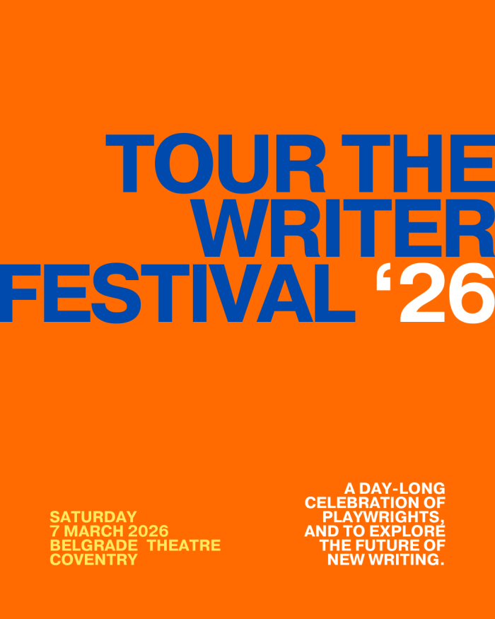 Tour the writer festival a day long celebration of playwriting and explore the future of new writing.